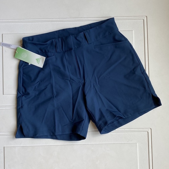 NWT Adidas Primegreen 5" Performance Golf Shorts Navy Size 2 - Picture 3 of 8